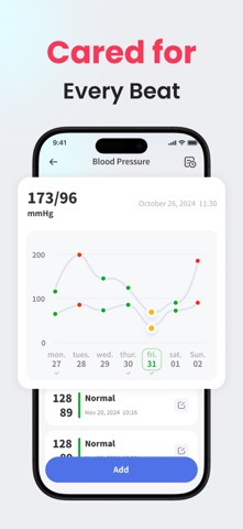 CarePal - Heart Rate & BP Log Resimleri