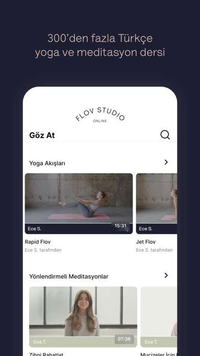 Flov Studio: Yoga & Meditasyon Resimleri