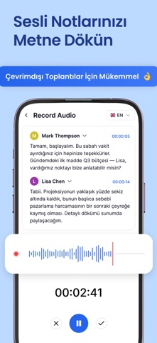 Transkriptor: Konu�madan Metne Resimleri
