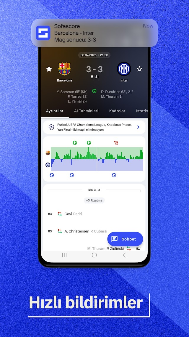 Sofascore: Canl� skor Resimleri