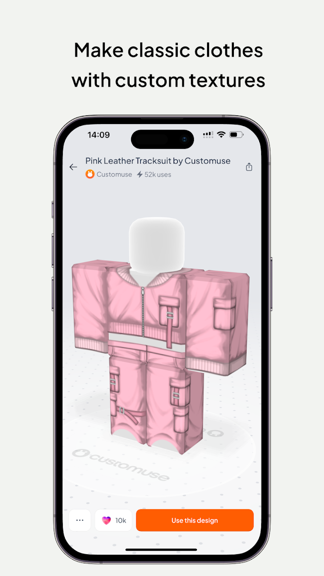 Customuse: Skins Maker Roblox Resimleri