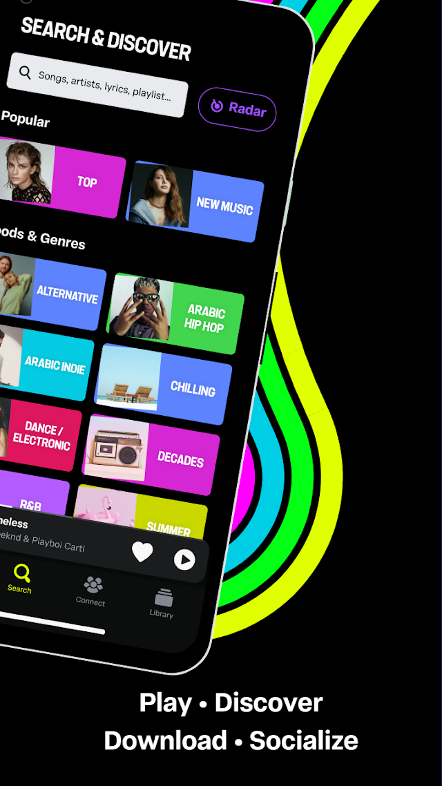 Anghami: Play music & Podcasts Resimleri