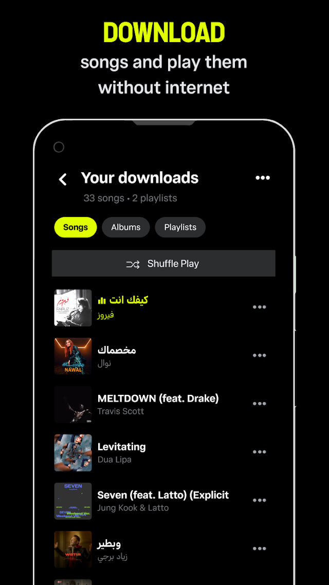 Anghami: Play music & Podcasts Resimleri