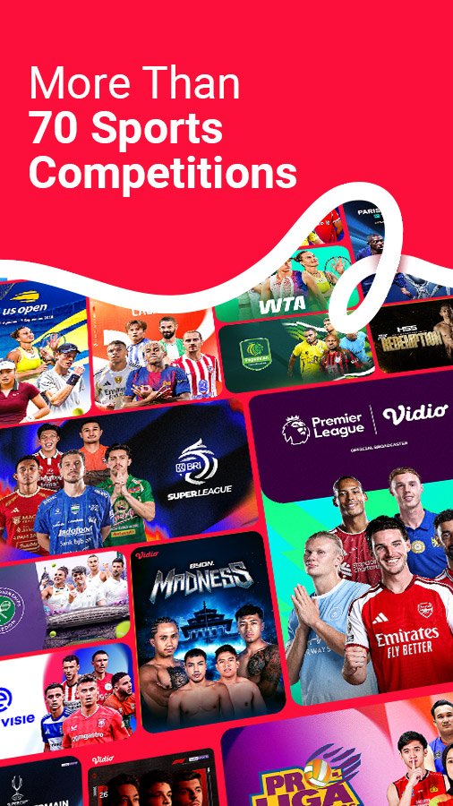 Vidio: Sports, Movies, Series Resimleri