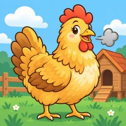iPhone & iPad Chicken Clear Coop ikonu
