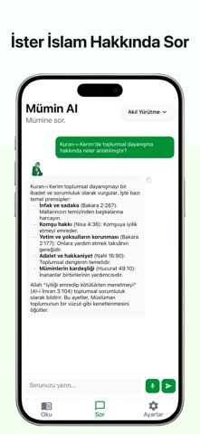 Mümin AI: Ezan Vakti & Kıble Resimleri