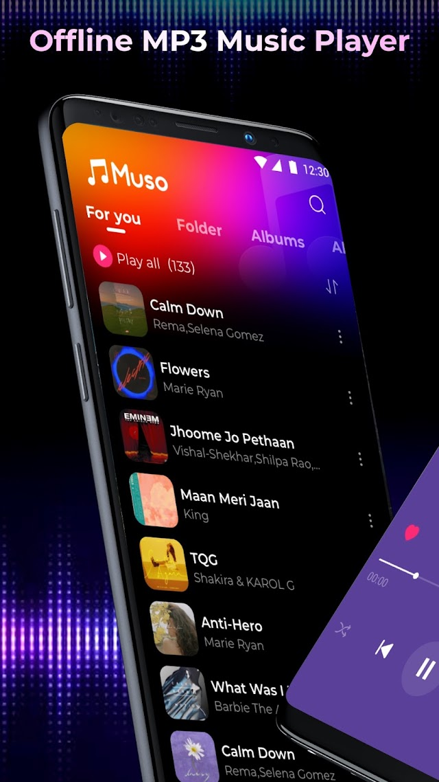 Offline Music Mp3 Player- Muso Resimleri