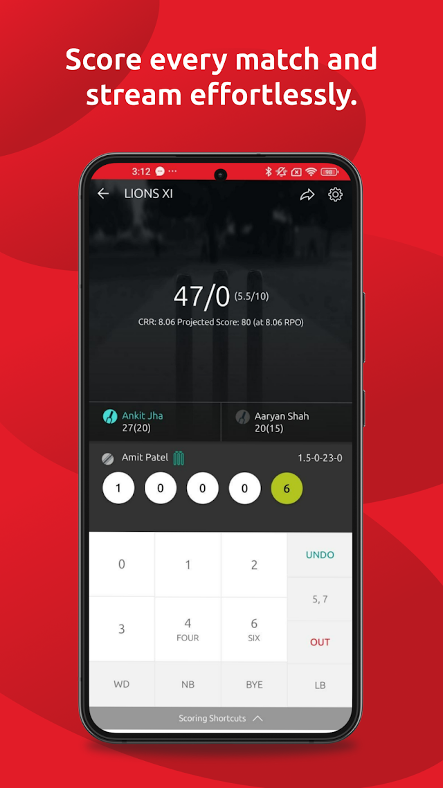 CricHeroes-Cricket Scoring App Resimleri