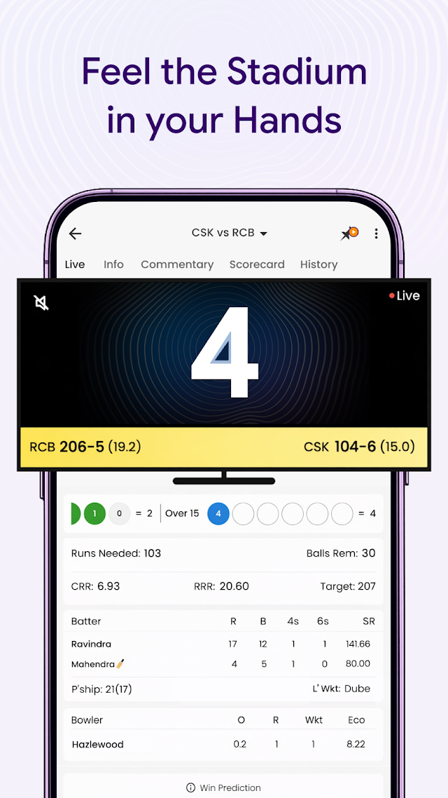 Cricket Guru - Fast Live Score Resimleri