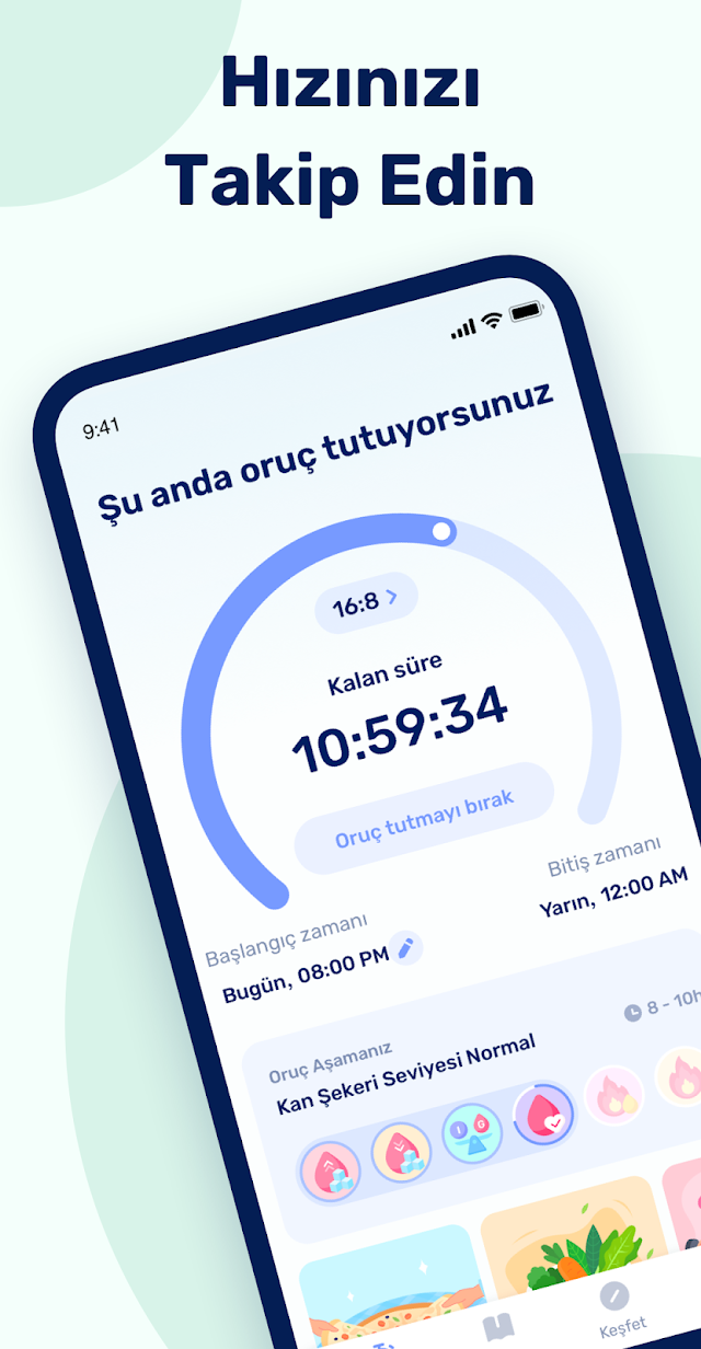Go Fasting - 168 Aralıklı Oruç Resimleri