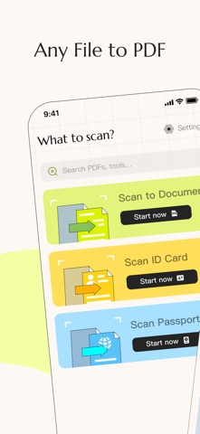 PDF ReaderScanner Resimleri