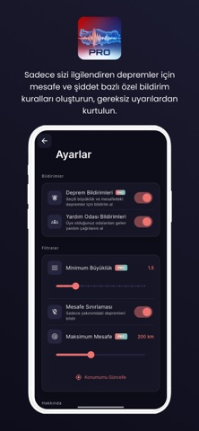 Deprem Ağı Pro Resimleri