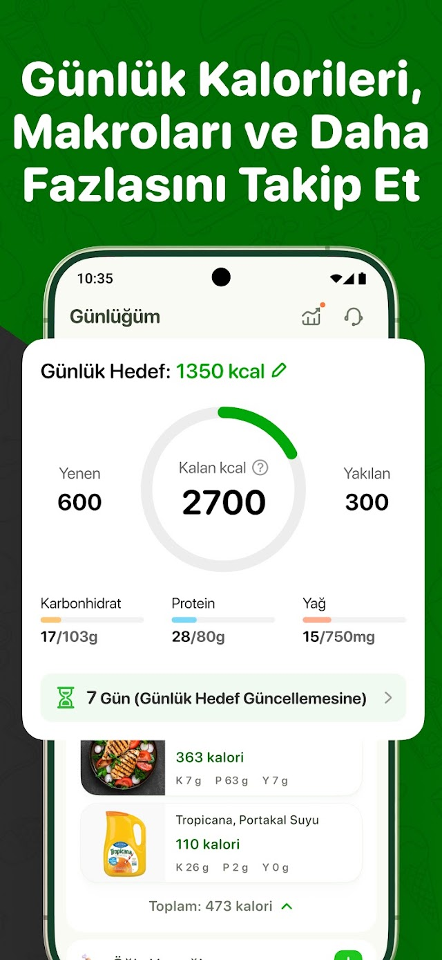 Calo: AI Kalori Sayac� Resimleri