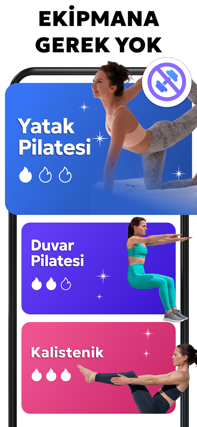 Evde Pilates Egzersizleri Resimleri