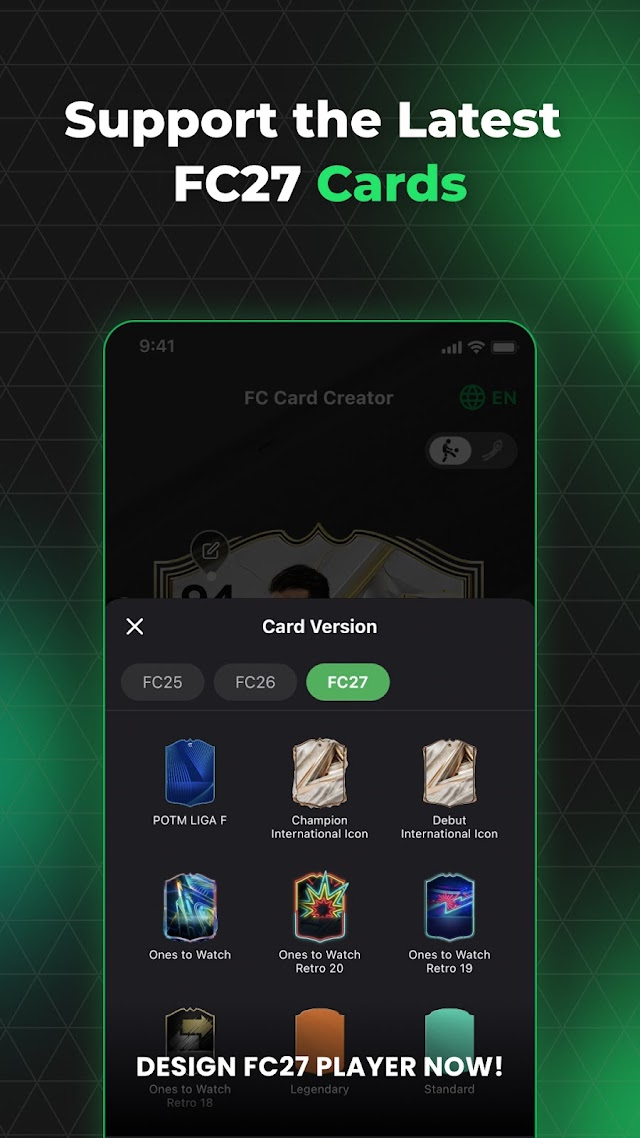 FC27 Card Creator Resimleri