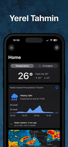 RainViewer ile Hava Tahminleri Resimleri