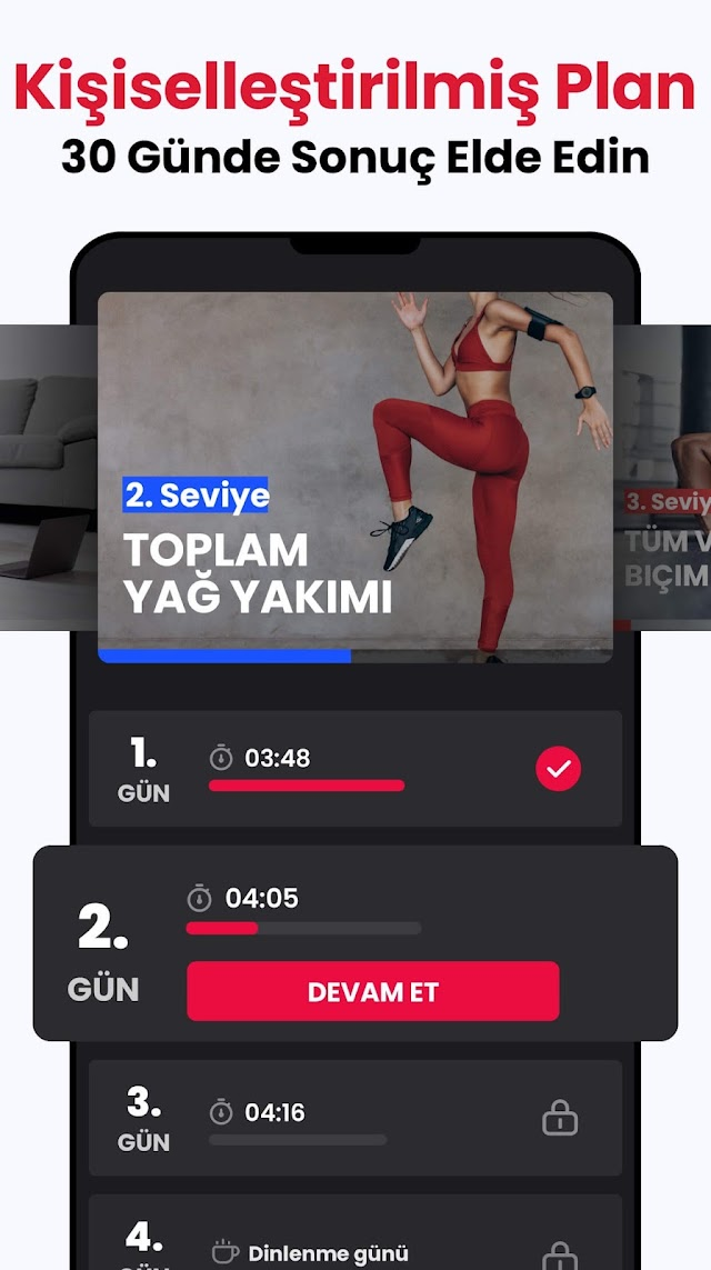 Evde Spor - Evde Egzersiz Resimleri