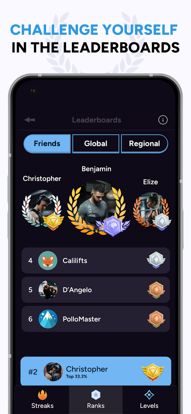 Liftoff - Ranked Gym Workouts Resimleri
