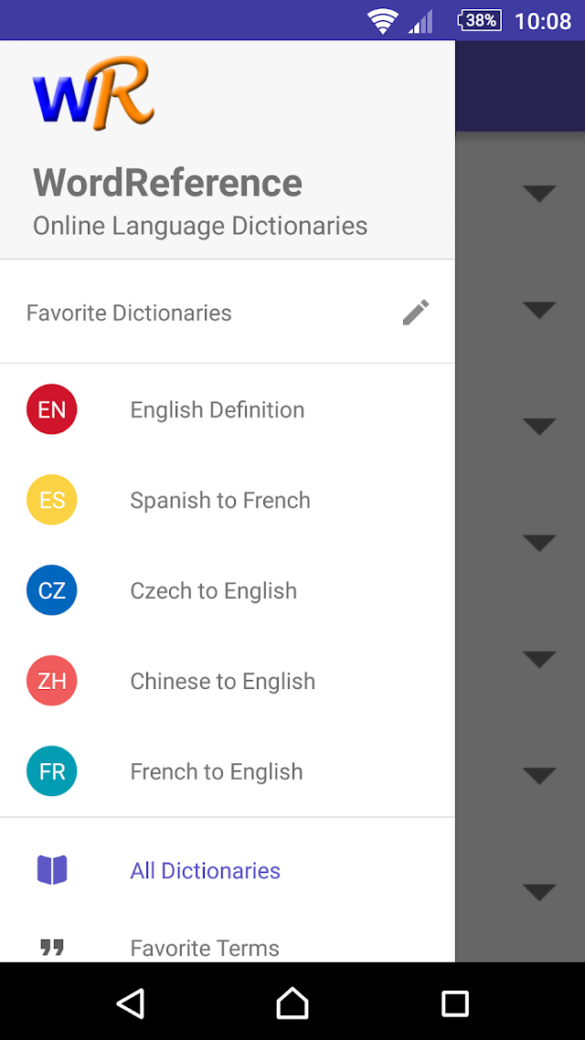 WordReference.com dictionaries Resimleri