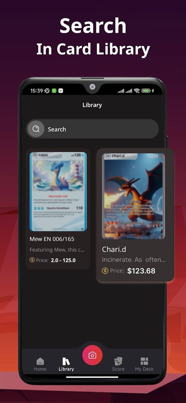 TCG Card Scanner TCG Collector Resimleri