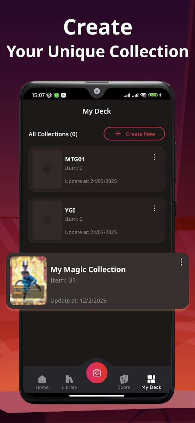 TCG Card Scanner TCG Collector Resimleri