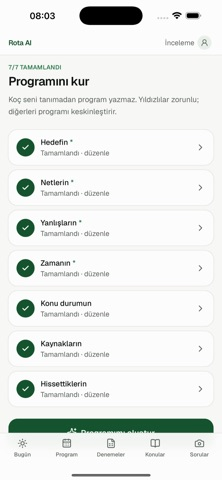 Rota AI: YKS Koçu Resimleri