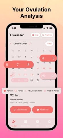 Pregnancy and Cycle Tracker Resimleri