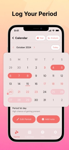 Pregnancy and Cycle Tracker Resimleri