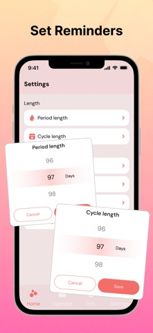 Pregnancy and Cycle Tracker Resimleri
