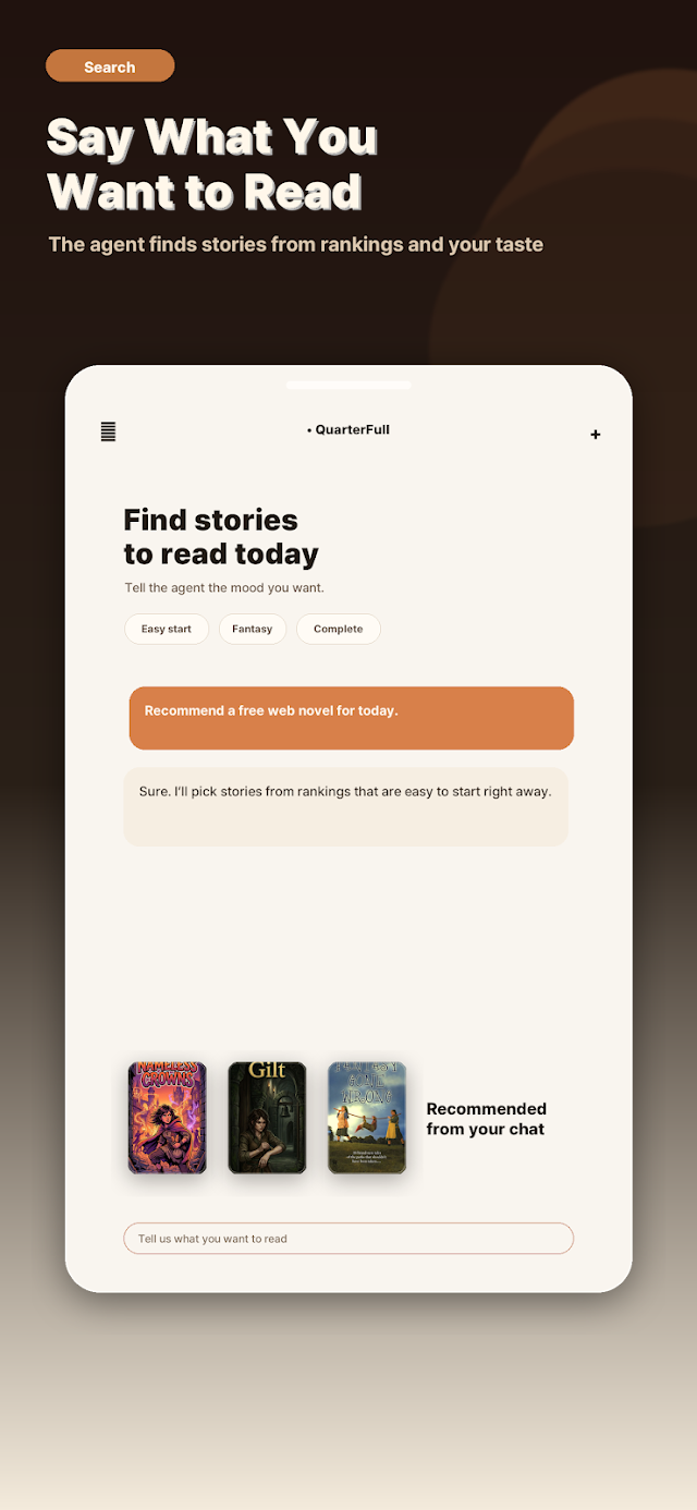 QuarterFull - Read & Create Resimleri