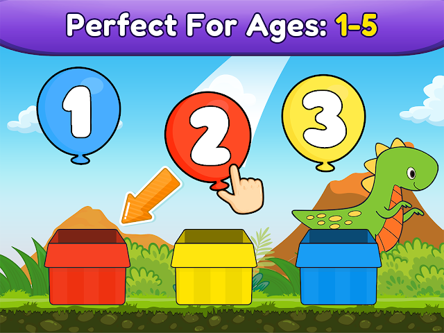 Balloon Pop Kids Learning Game Resimleri