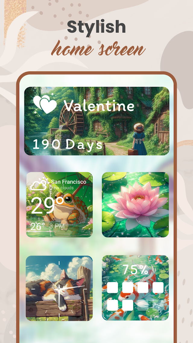 Widget 2026: Aesthetic Widgets Resimleri