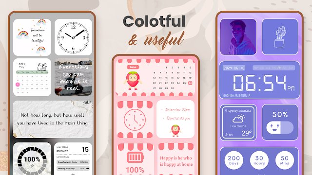 Widget 2026: Aesthetic Widgets Resimleri