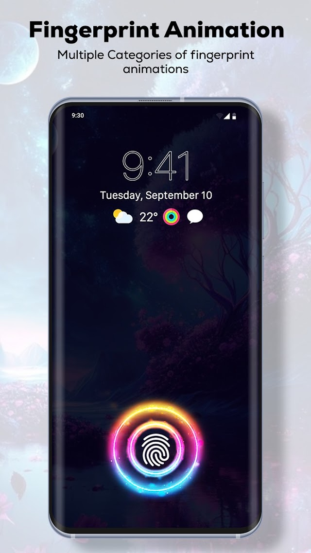Fingerprint Live Animation App Resimleri