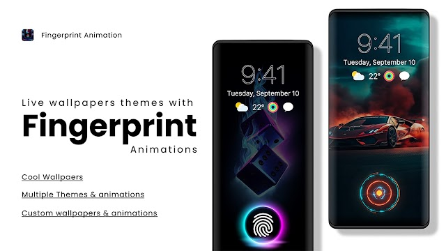 Fingerprint Live Animation App Resimleri