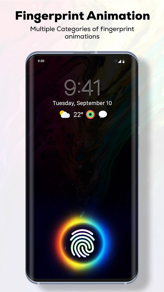 Fingerprint Live Animation App Resimleri