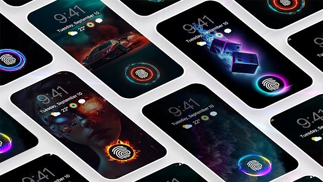 Fingerprint Live Animation App Resimleri