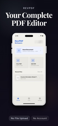 RevPDF: PDF Editor & Reader Resimleri