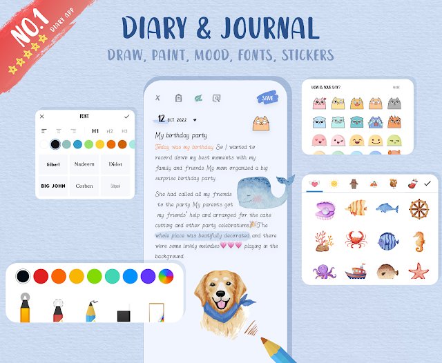 My Diary - Daily Diary Journal Resimleri