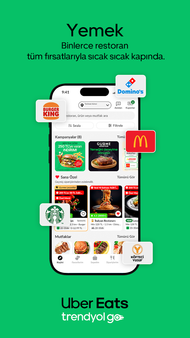 Trendyol Go: Yemek, Market, Su Resimleri