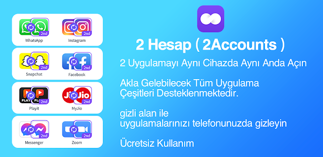 2Hesaplar - İkili Uygulamalar Resimleri