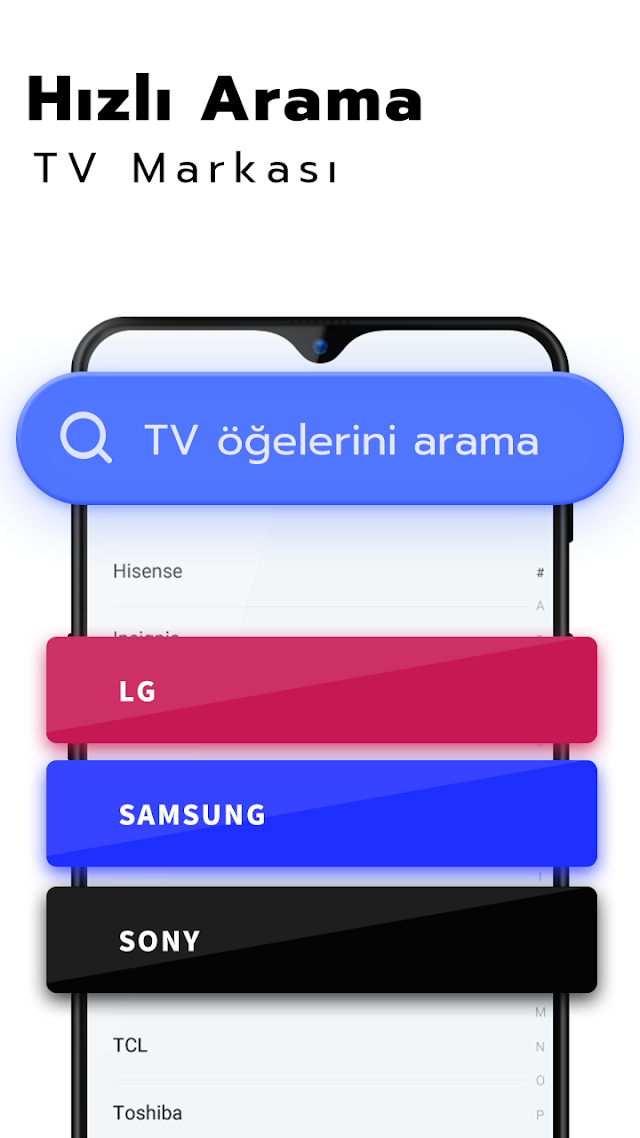 Evrensel TV kumanda uygulaması Resimleri