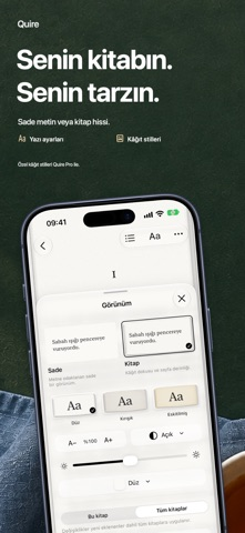 Quire: EPUB ve Kitap Okuyucu Resimleri