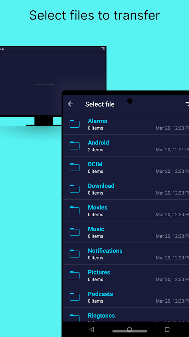 Send files to TV Resimleri