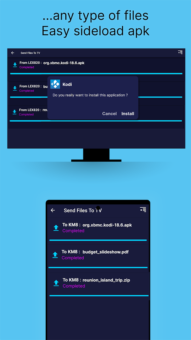 Send files to TV Resimleri