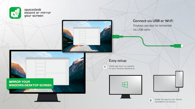 spacedesk - USB Display for PC Resimleri