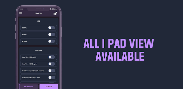 GFXTOOY IPAD VIEW & 120 FPS Resimleri
