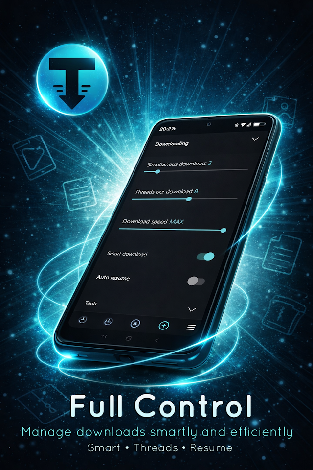 TDM: Files Download Manager Resimleri
