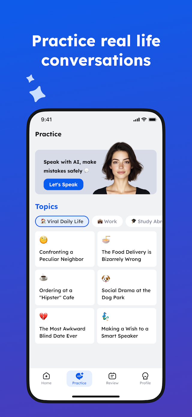 EasySpeak AI: Learn English Resimleri