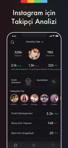 Reports Followers+ Tracker Resimleri